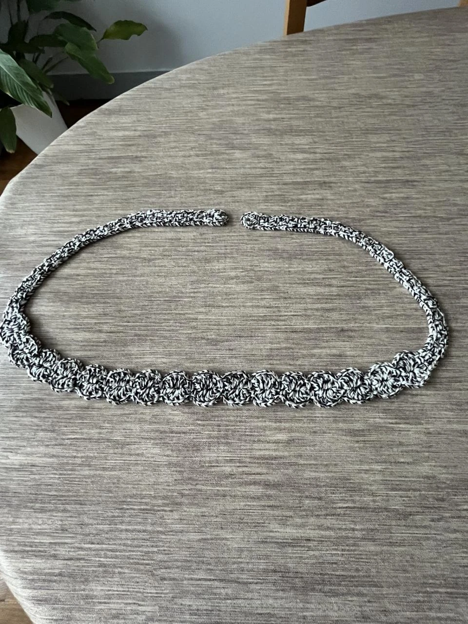 Bandeau Serre tête Headband Stirnband Hoofdband Venda Coton Noir Blanc Beige Ta – photo 4